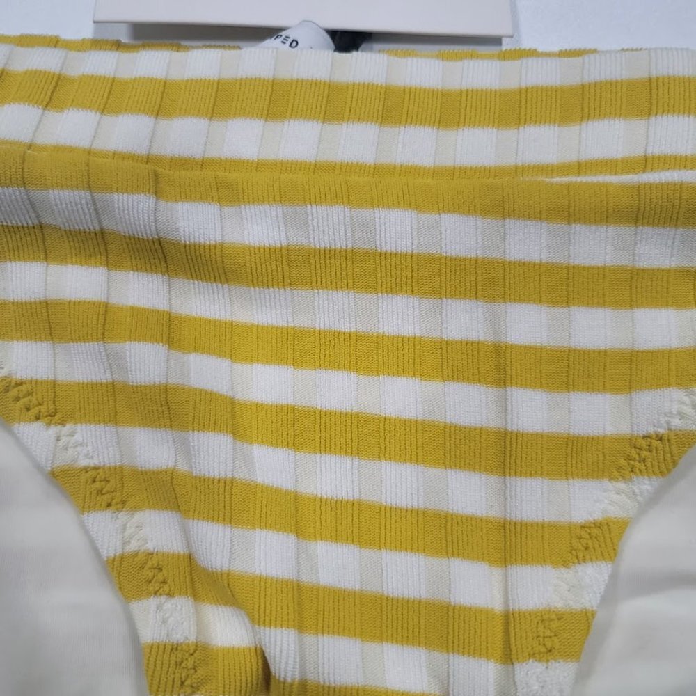 Solid & Striped The Madison Ribbed Bikini Bottom Size Large - Picture 3 of 10